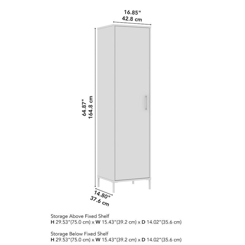 Essence Narrow Bathroom Storage Cabinet by Bush Furniture