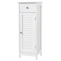 Bathroom Floor Cabinet Storage Organizer Set - 11.8D x 12.6W x 34.3H