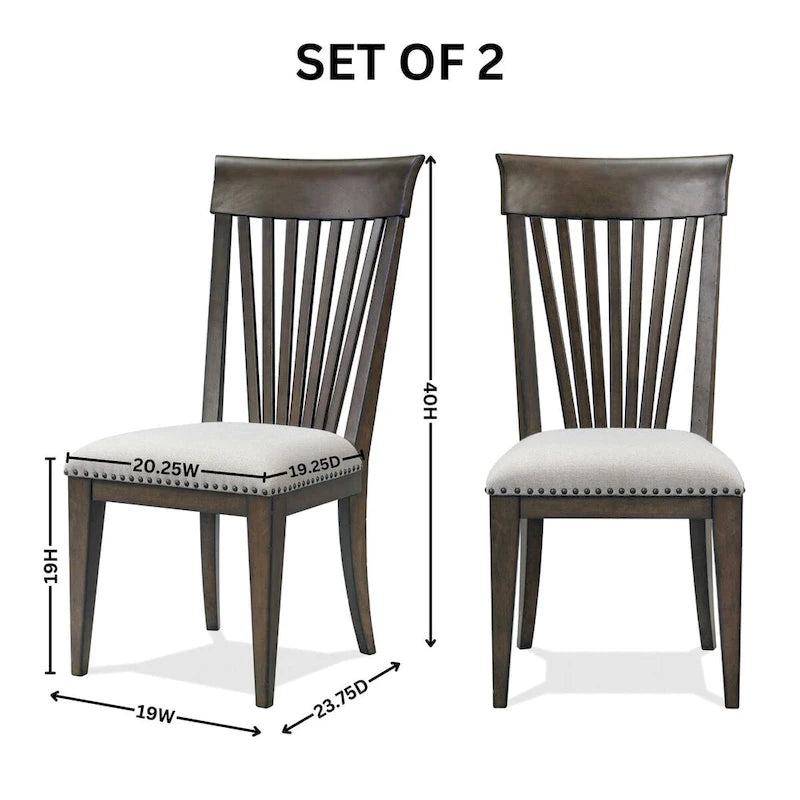 Chaises de salle à manger capitonnées pour coin petit-déjeuner, cuisine, salon