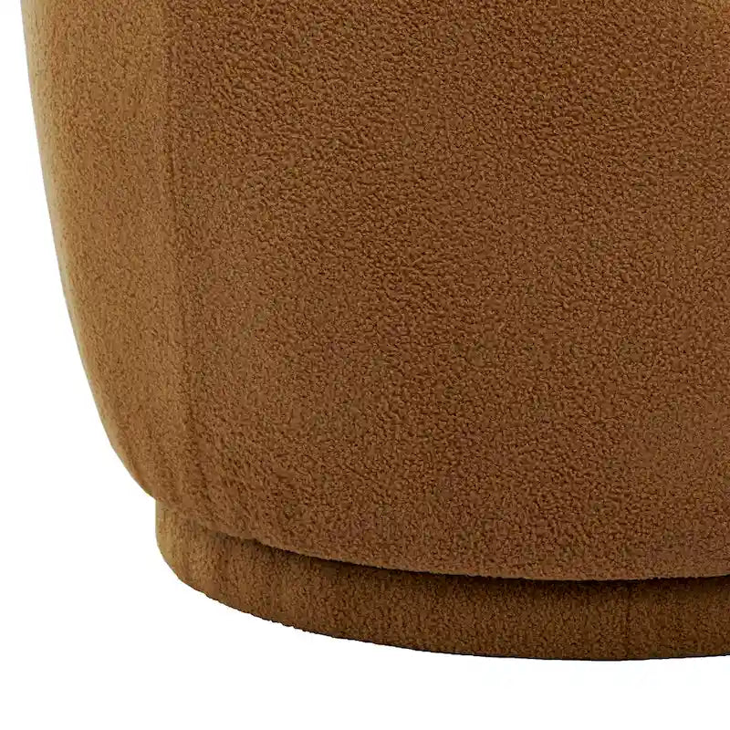 35 Wide Upholstered Swivel Accent Barrel Chairs (Set of 2)