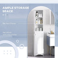Tower with 3-Tier Open Adjustable Shelf