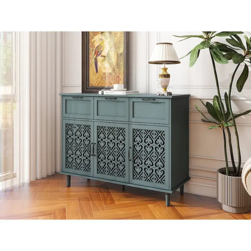 3 Door 3 Drawer Cabinet, American Furniture, Suitable for Bedroom, Living Room, Study