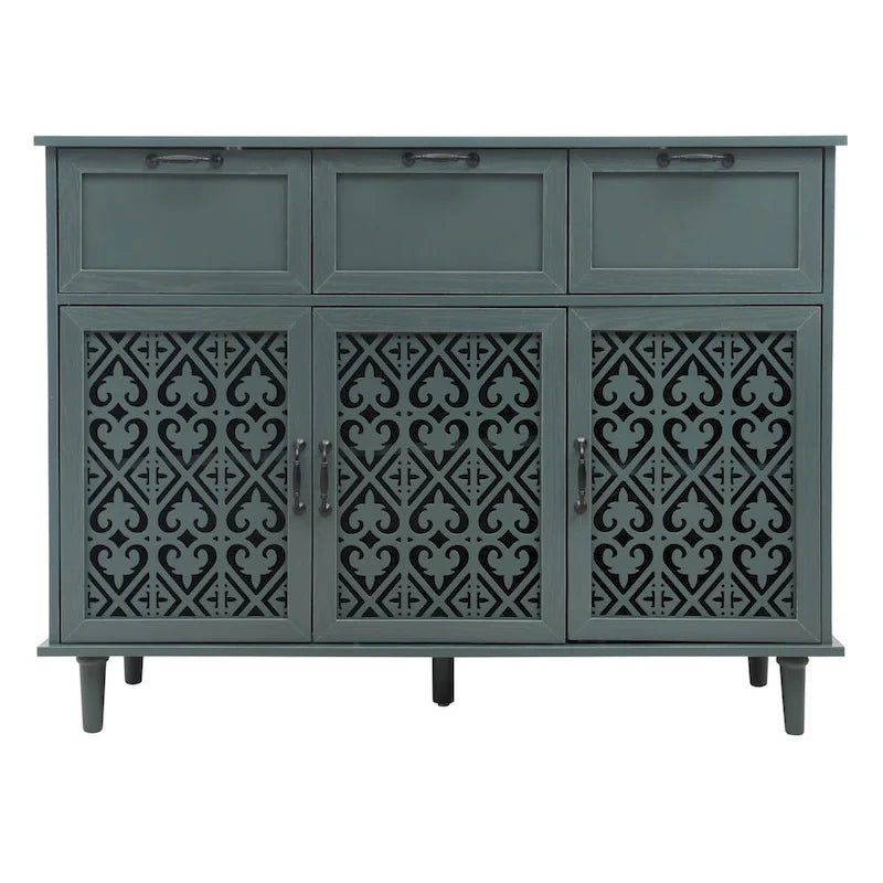 3 Door 3 Drawer Cabinet, American Furniture, Suitable for Bedroom, Living Room, Study