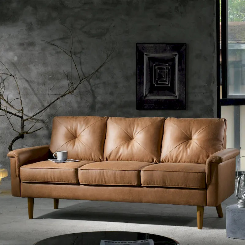 OVIOS Rive Design Cushion Wood Leg Indoor Sofa